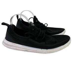 Volcom Mens Stretch Knit Lace Black Sneakers Casual Sporty Shoes Lightweight 12